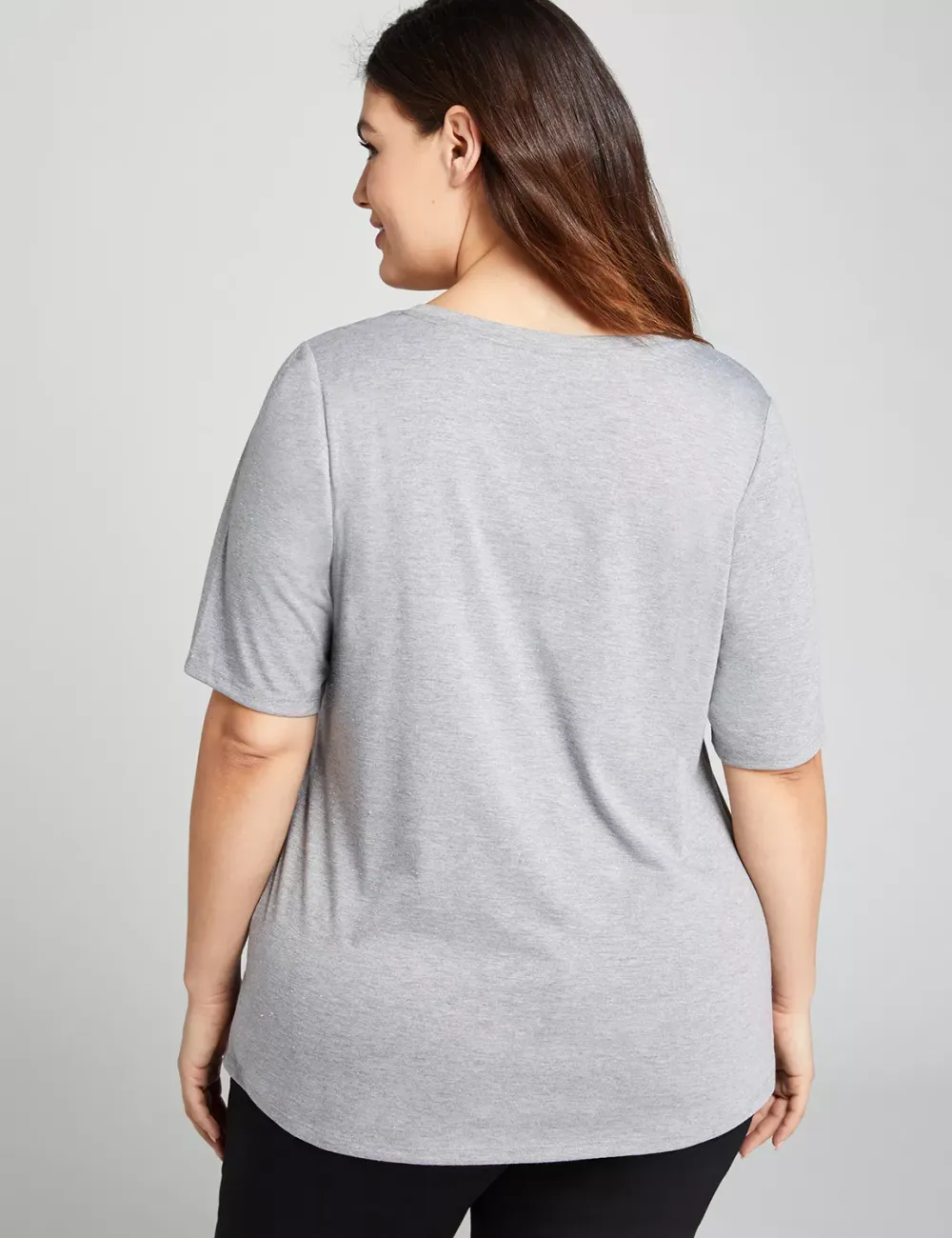 Classic Perfect Sleeve Scoop-Neck Tee