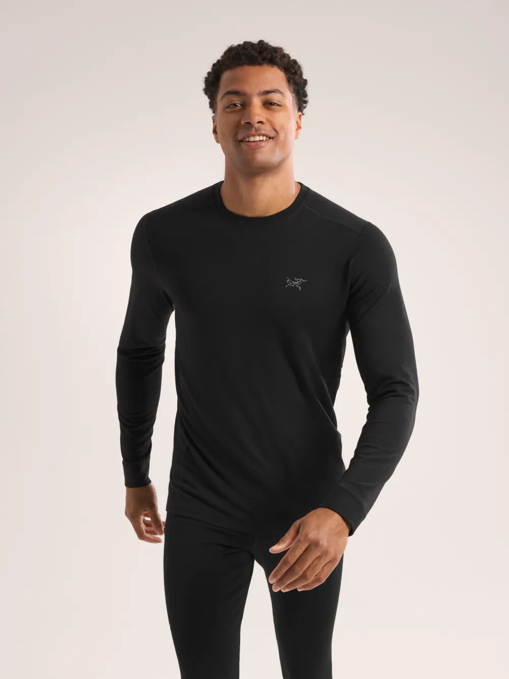 Rho Merino Wool Crew Neck LS Men's