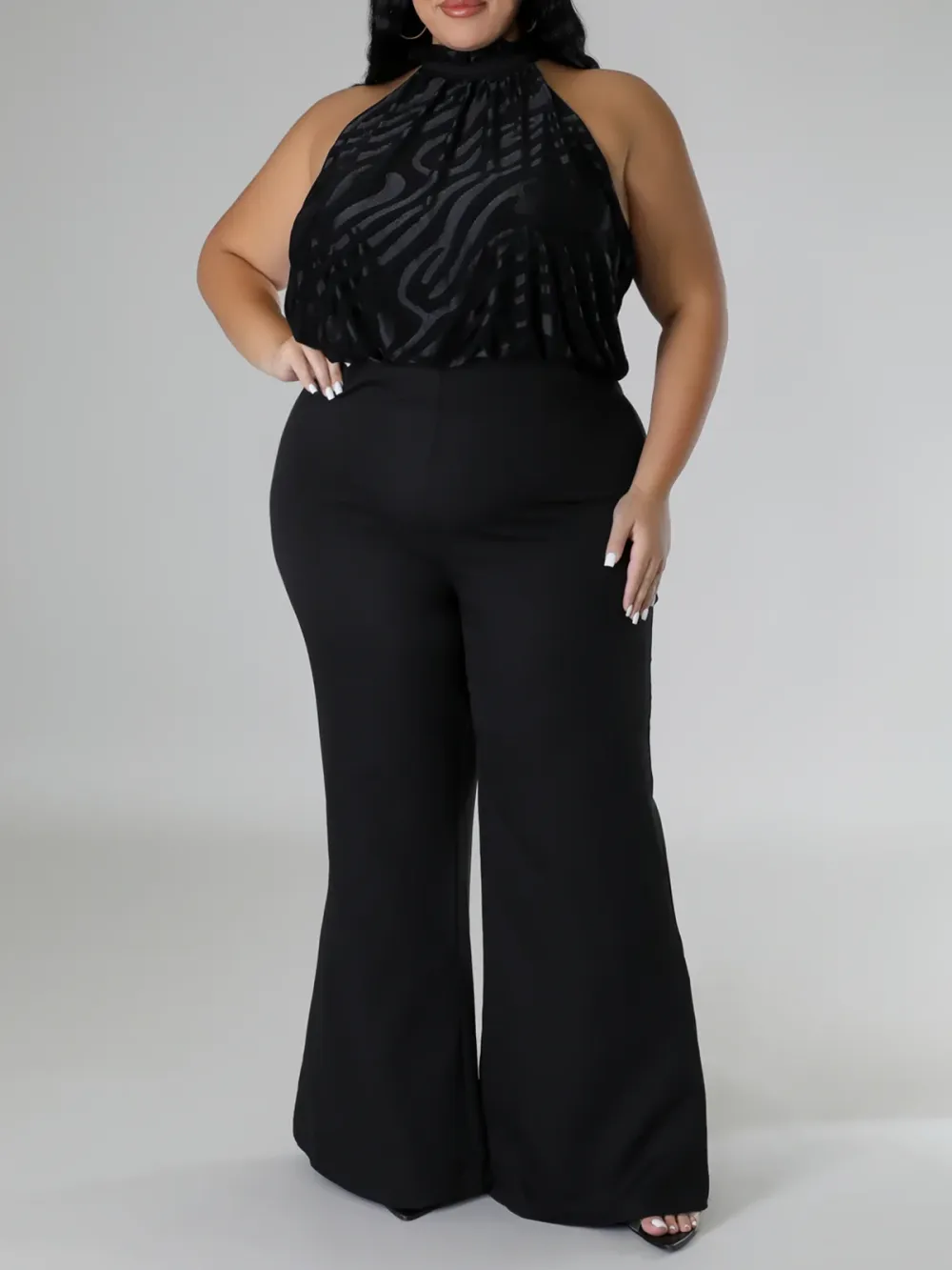 Plus-Size Fashion Pantsuit For Women