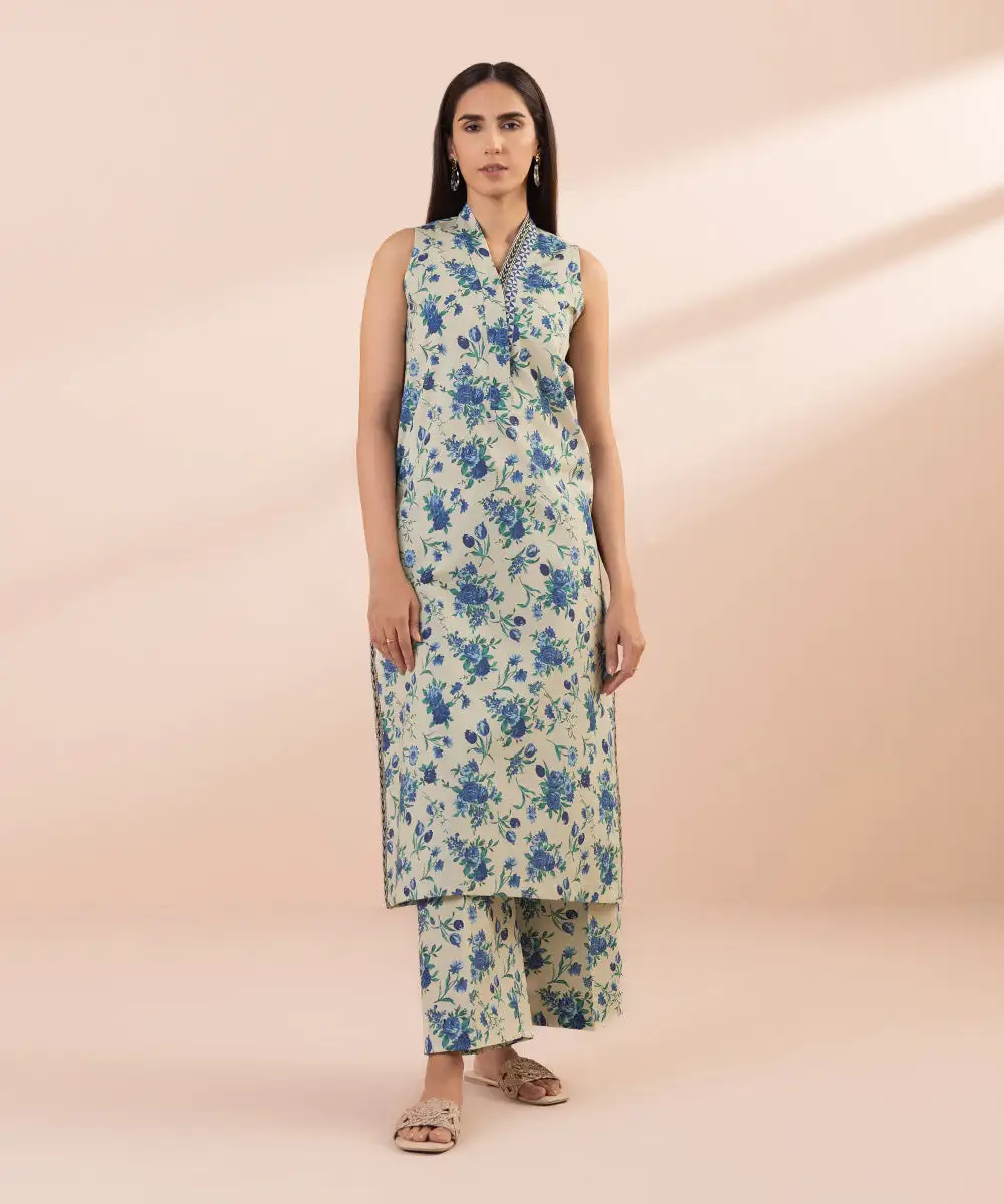 2 Piece - Printed Lawn Suit