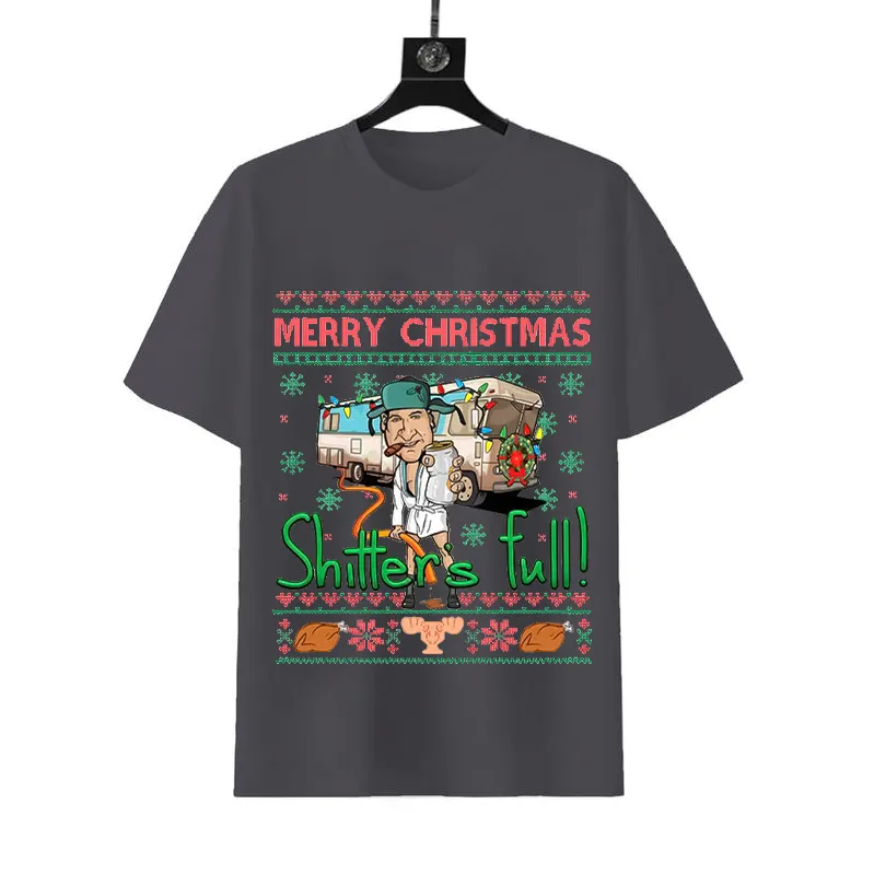 Shitter Was Full! Merry Christmas Short Sleeve T-Shirt