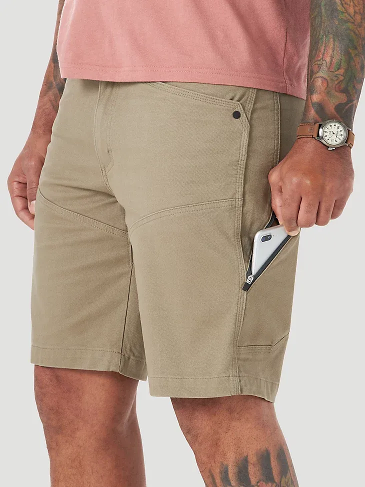 ATG BY WRANGLER™ MEN'S REINFORCED UTILITY SHORT IN COPPER BROWN