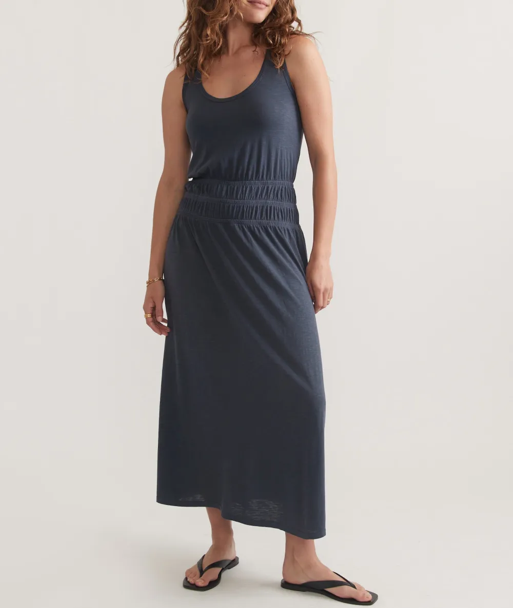 Juliet Slub Midi Dress