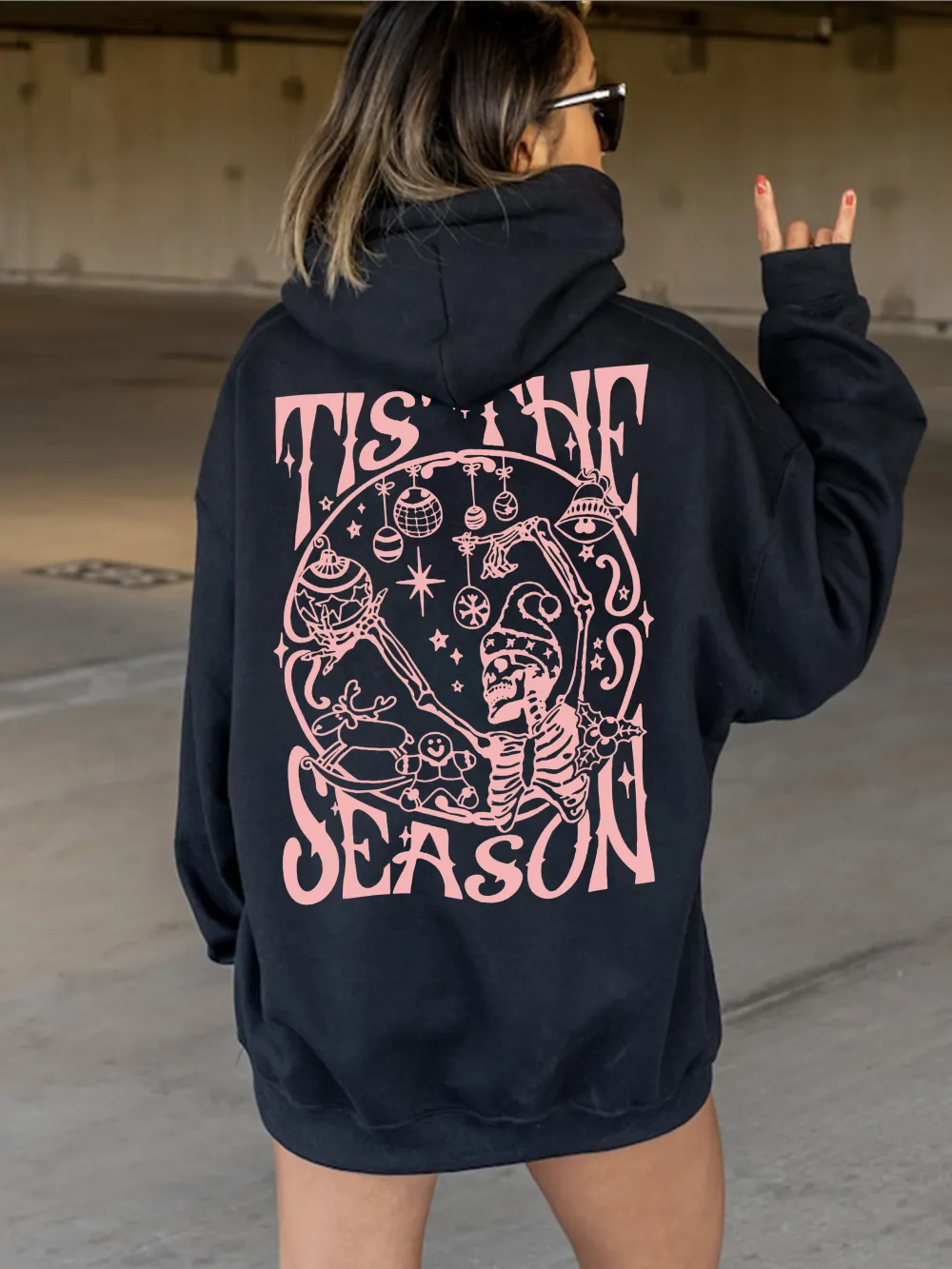 Christmas Skull women's fashion hoodie