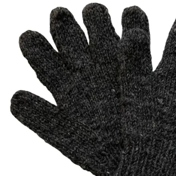 Black Wool Gloves