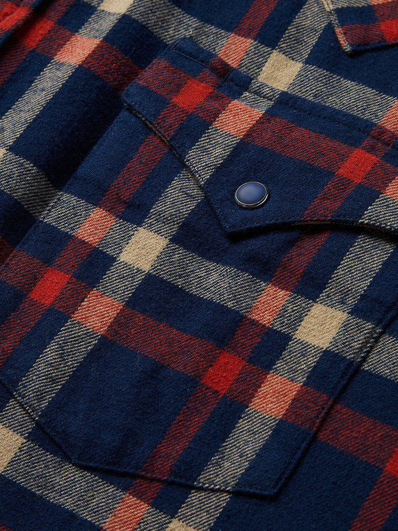 Men's Brushed Twill Plaid Shirt