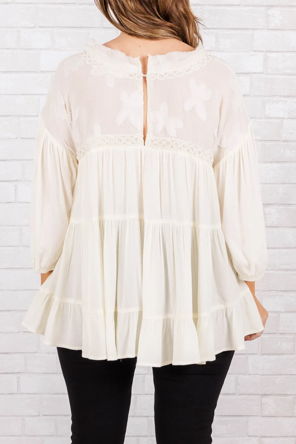 Pretty Soul Top, Cream