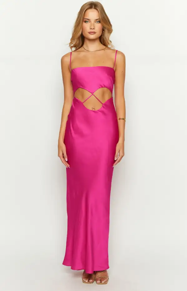 Kimmi Pink Maxi Dress