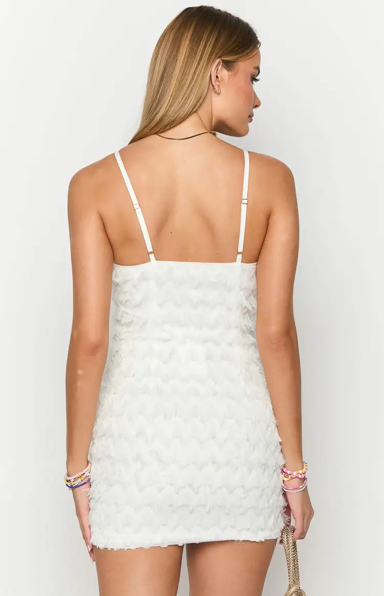 Este White Mini Dress