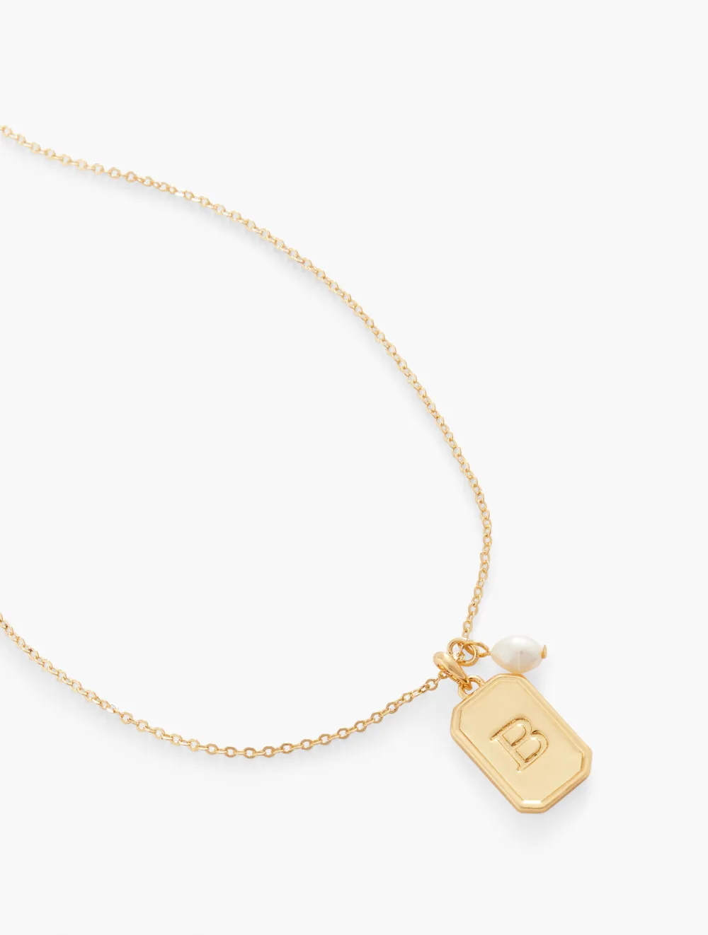 Monogram Initial Pendant Necklace