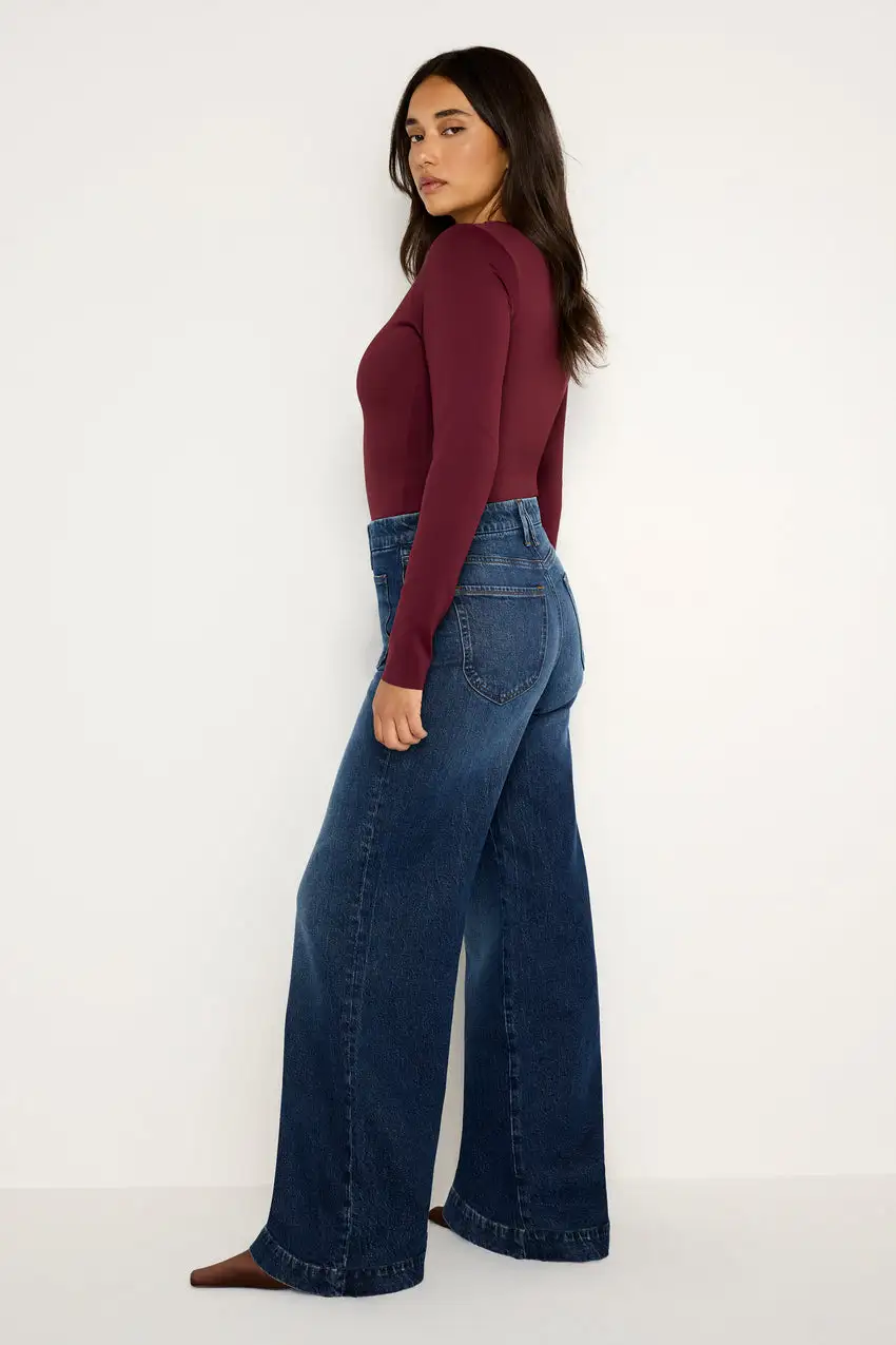 GOOD WAIST PALAZZO JEANS