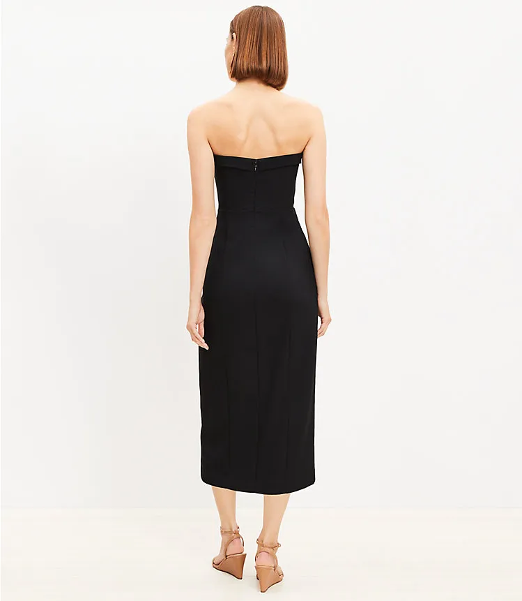 Strapless Midi Dress