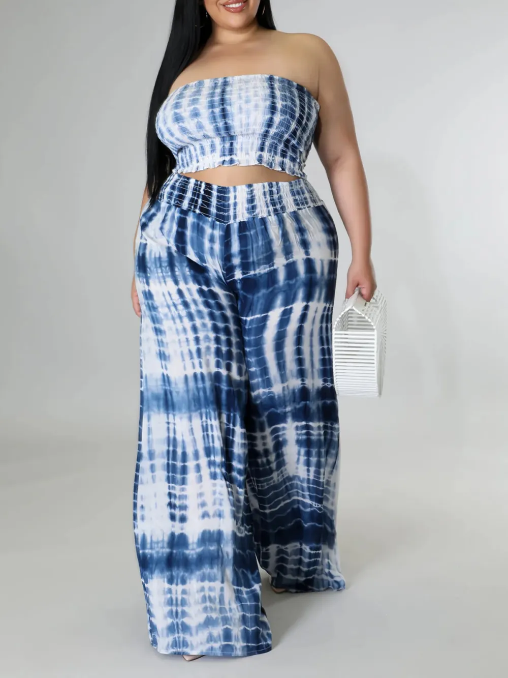 Plus-Size Women'S Trendy Beach Date Pants Set