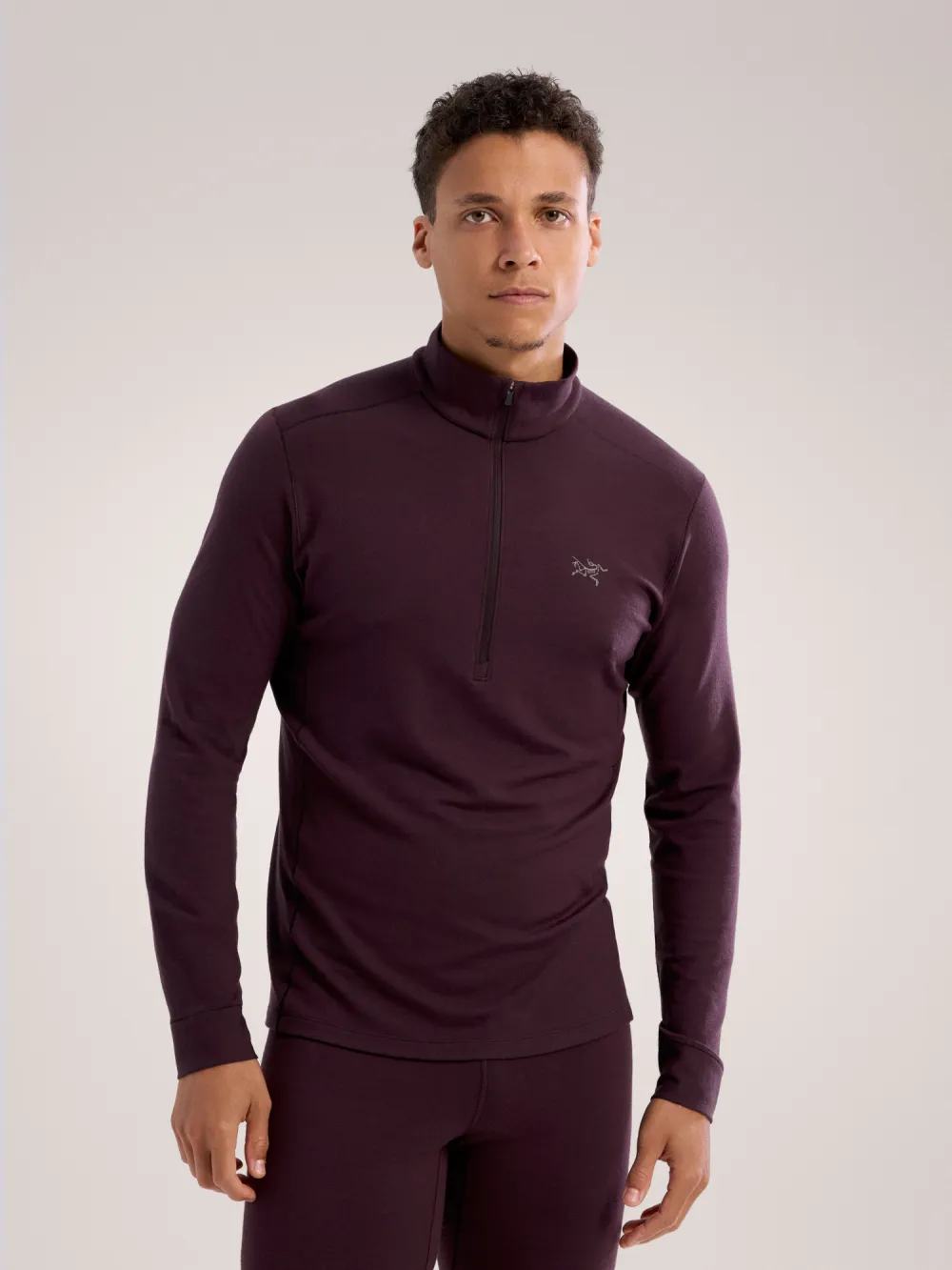 Rho Merino Wool Zip Neck Men's