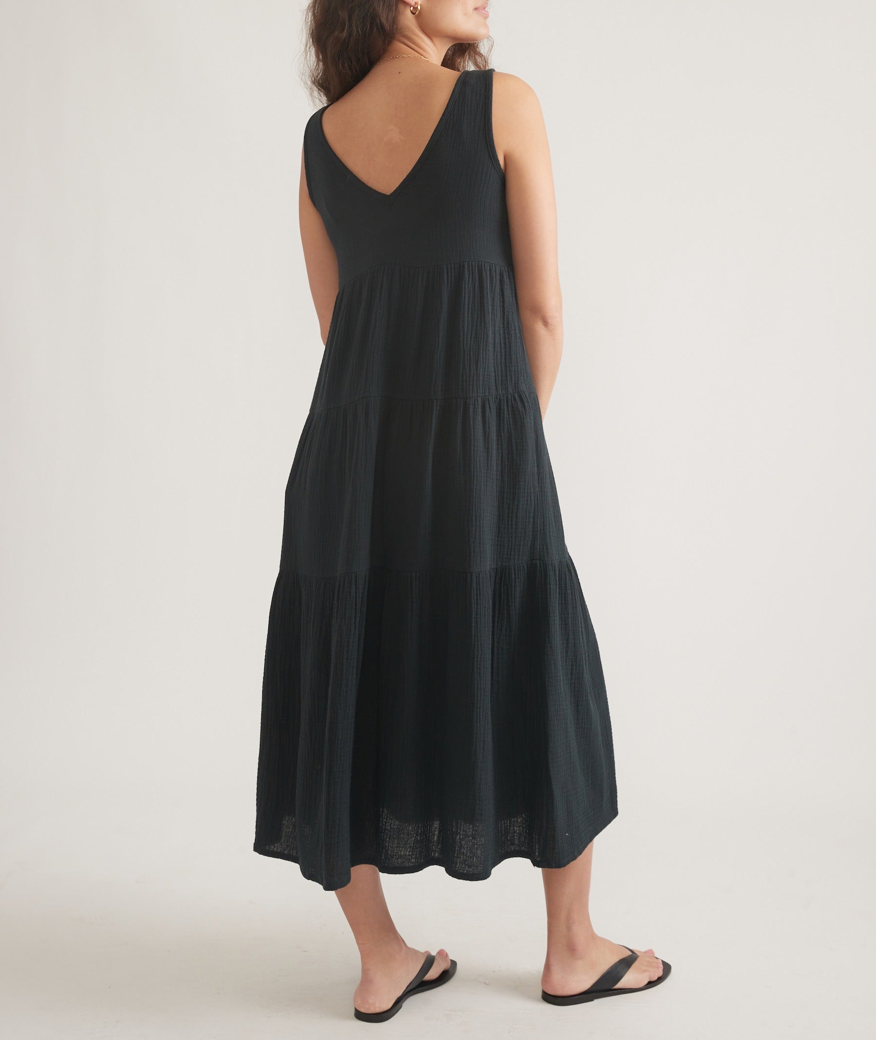 Corinne Double Cloth Maxi Dress