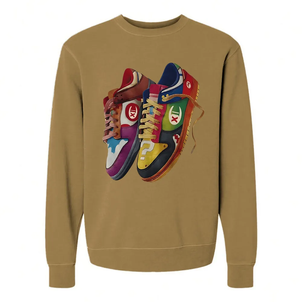 SHOE DESIGNED PATTERN PRINTED SWEATSHIRT 02