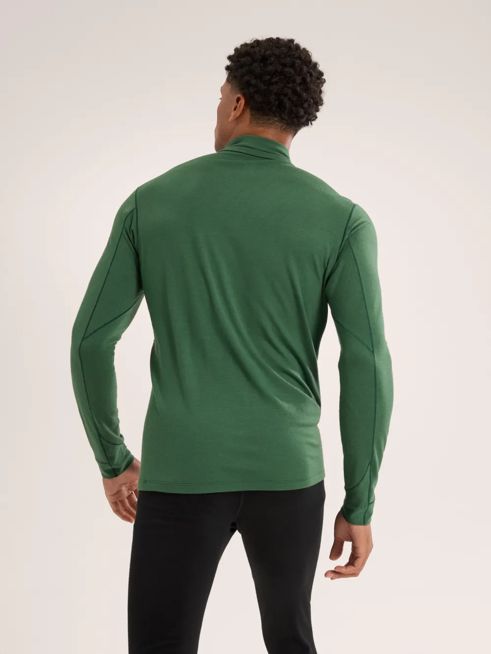 Rho Merino Wool Zip Neck Men's