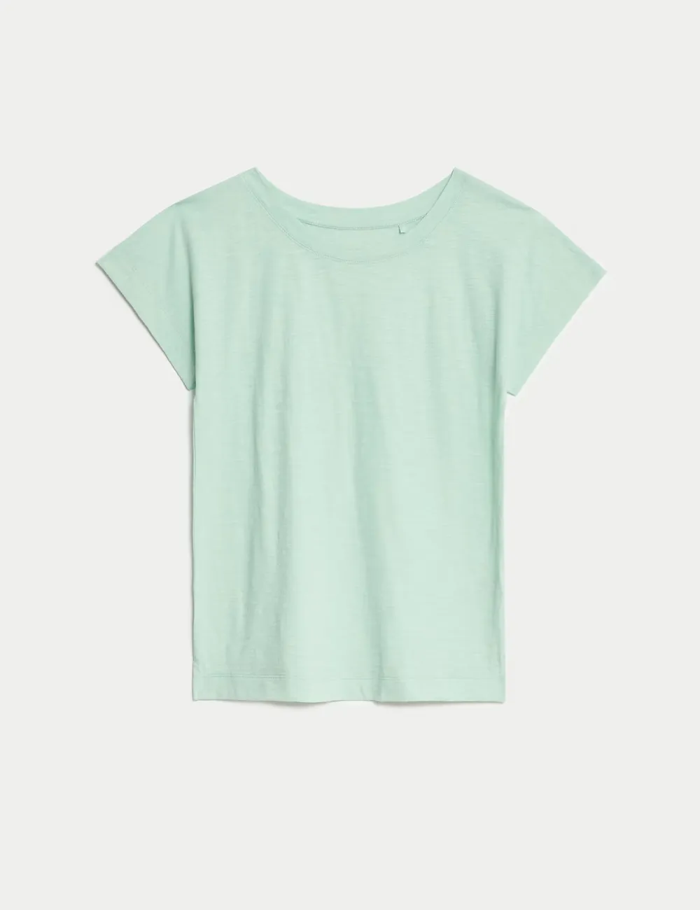 Pure Cotton Everyday Fit Slash Neck T-shirt