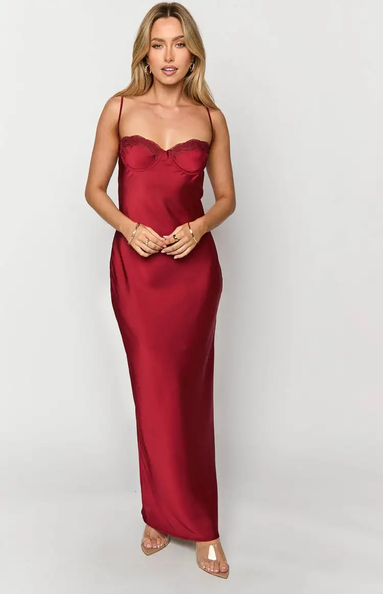 Scarlette Red Maxi Dress