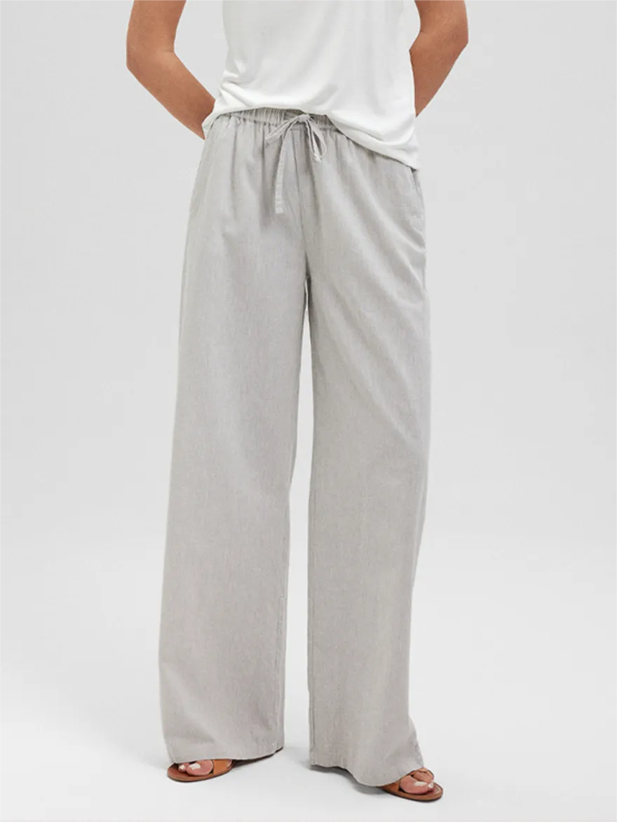 Woven Straight Leg Pants