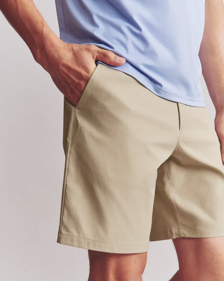 Drawstring Closure Inseam Shorts