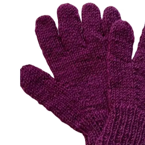 Single-knit Wool Gloves