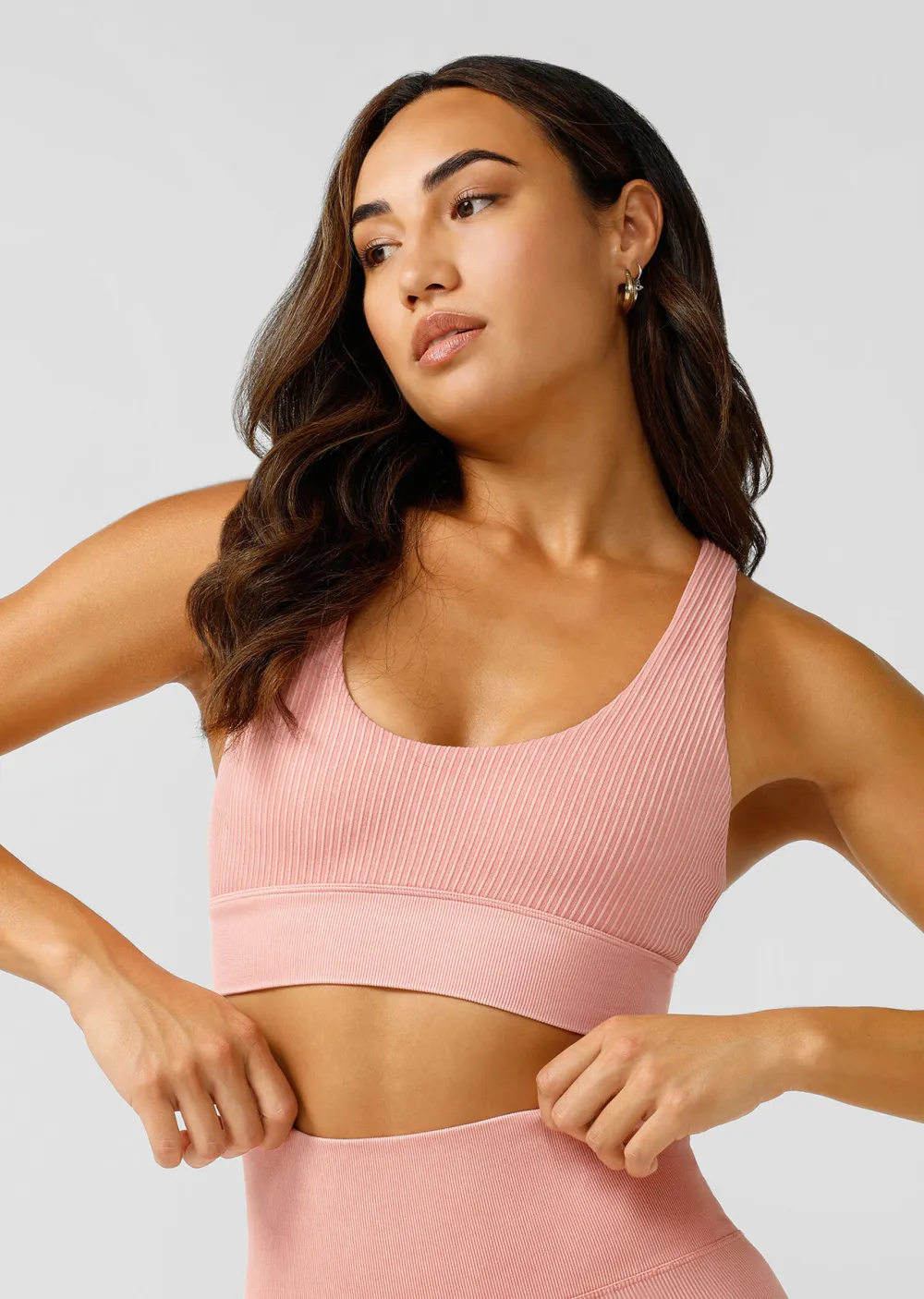 It Girl Wide Rib Seamless Sports Bra