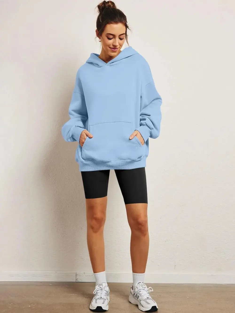 Womens Oversized Hoodies Fleece Sweatshirts Long Sleeve Sweaters Pullover Fall Clothes with Pocket