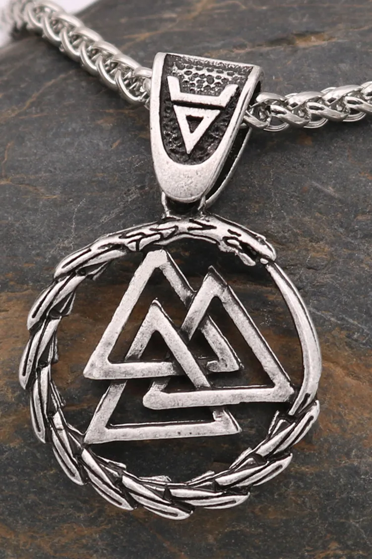 Viking Triangle Knot Faucet Necklace