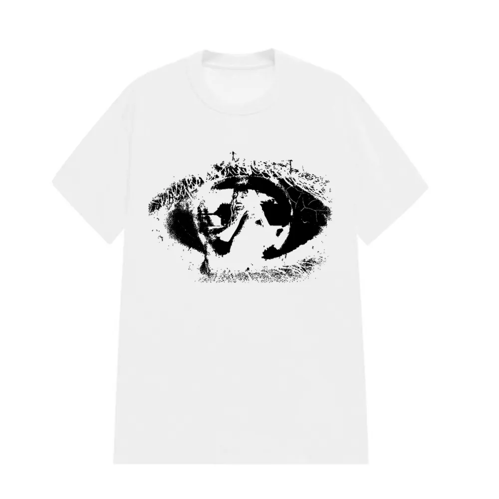 EVIL EYE DESIGNED PATTERN PRINTED TEE