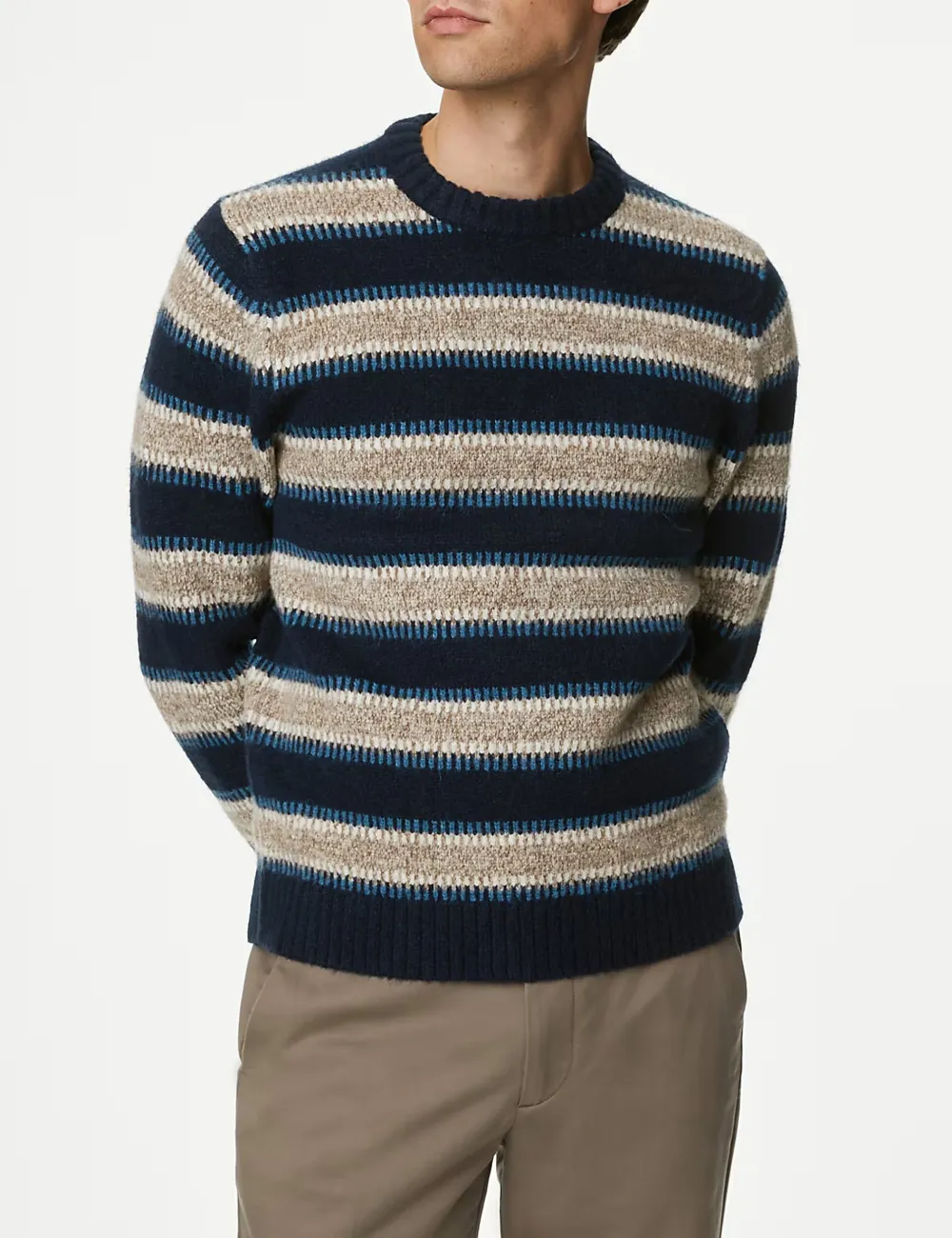 Striped Crew Neck Jumper