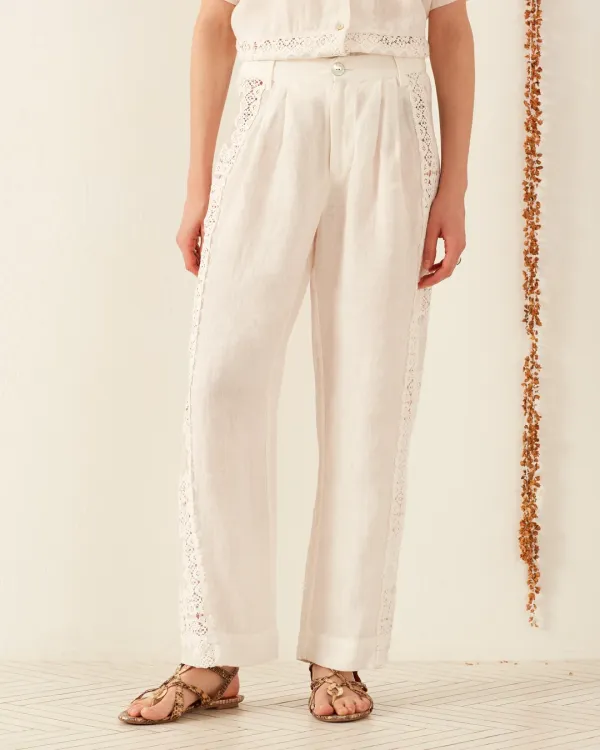 Colette Picnic Eyelet Pant