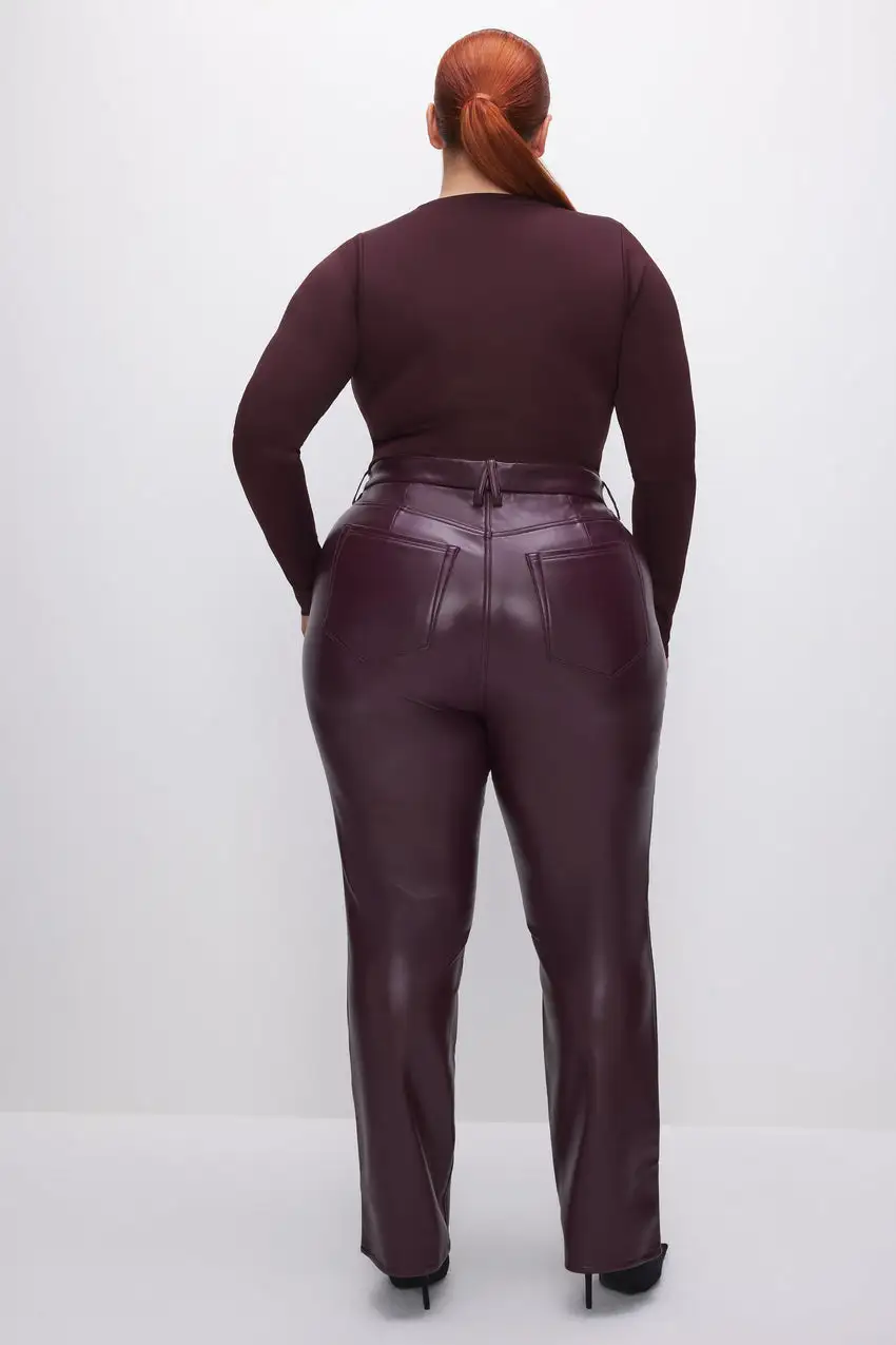 GOOD ICON FAUX LEATHER PANTS