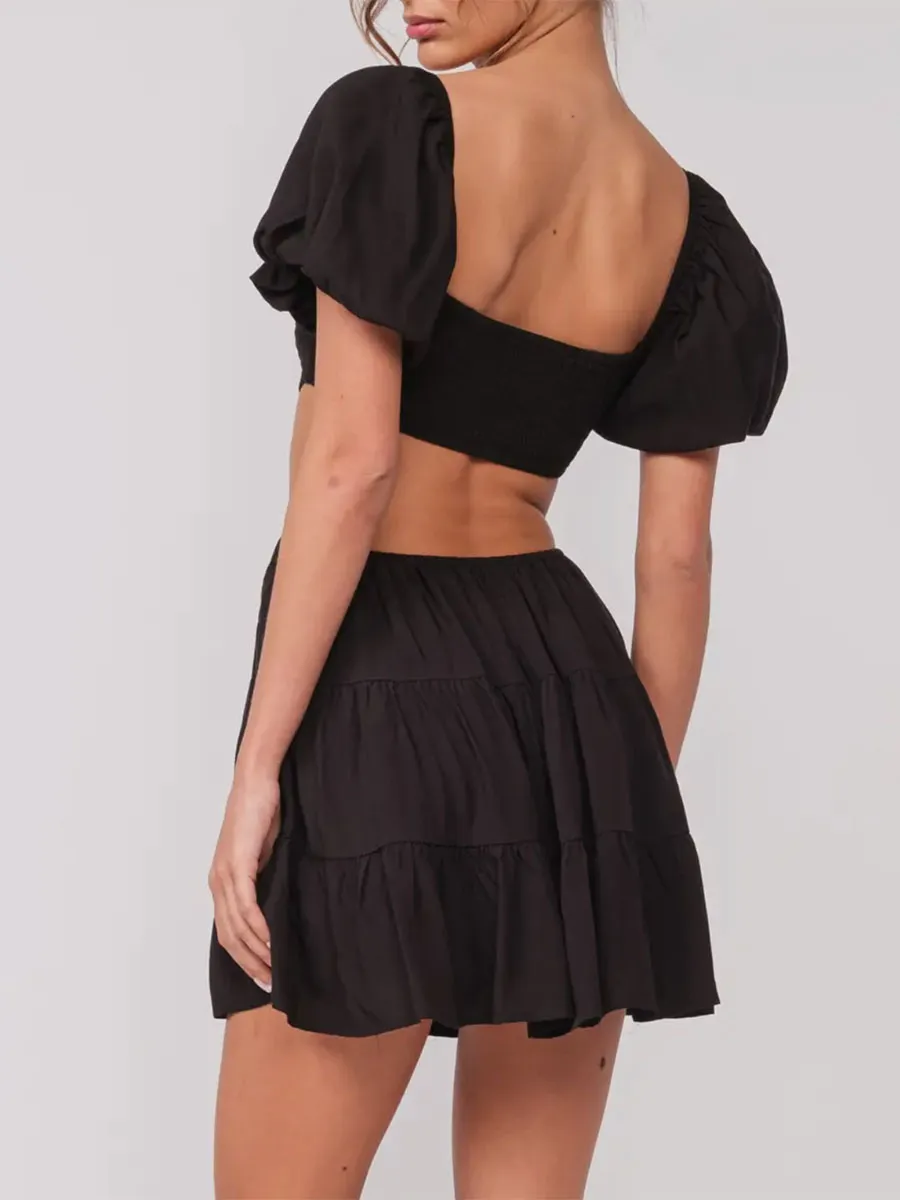 Ruched Mini Dress