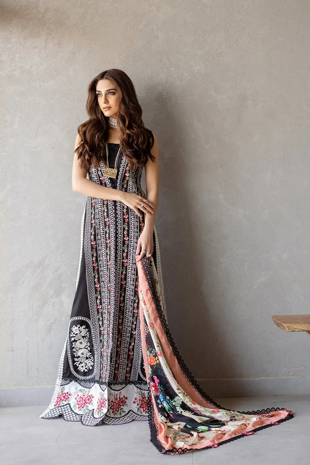 EMBER Embroidered Lawn