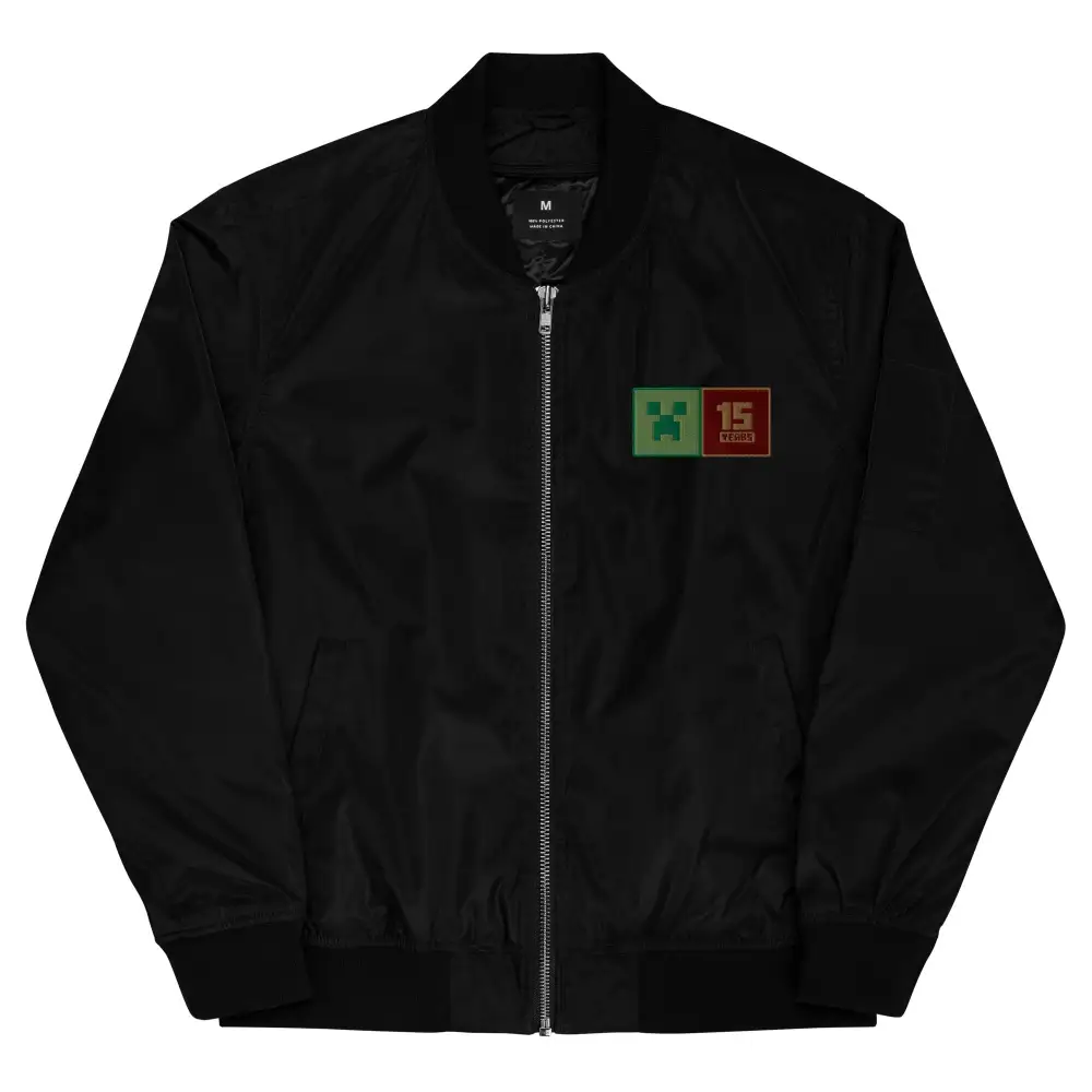 Minecraft 15th Anniversary Embroidered Adult Jacket