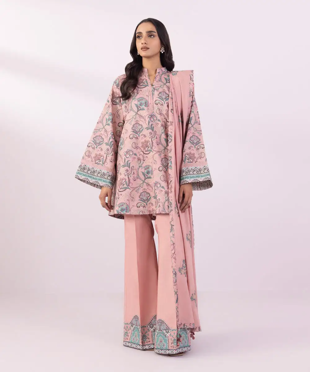 3 Piece - Embroidered Lawn Suit