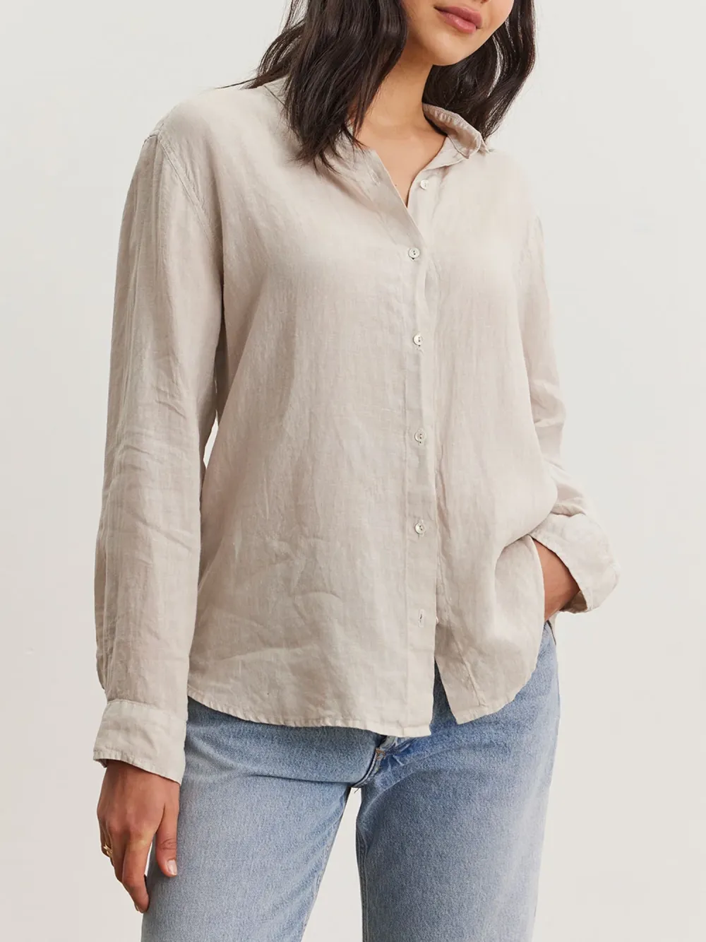 Willow Linen Button-Up Shirt