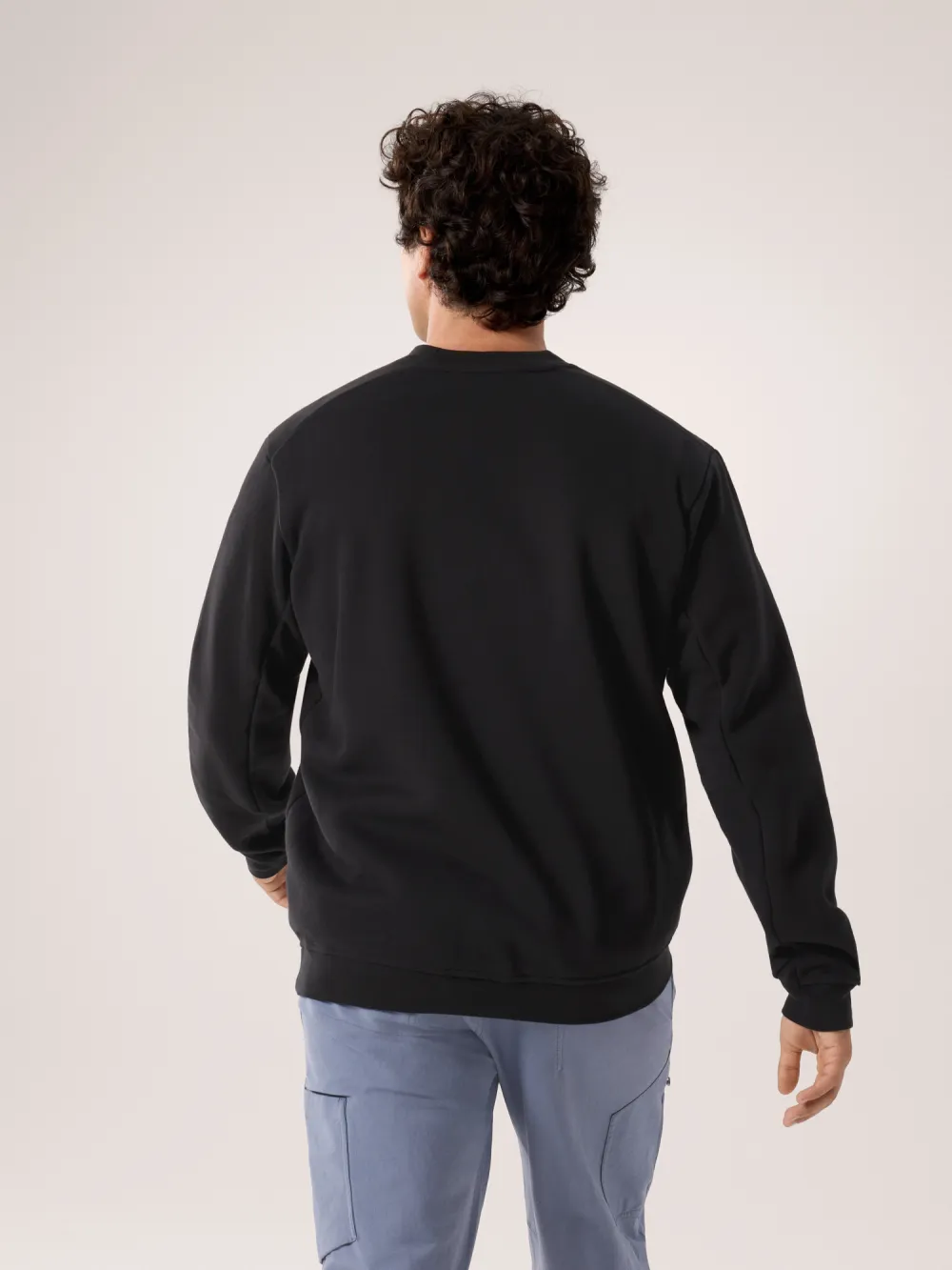 Emblem Fleece Crew Neck Pullover Men's