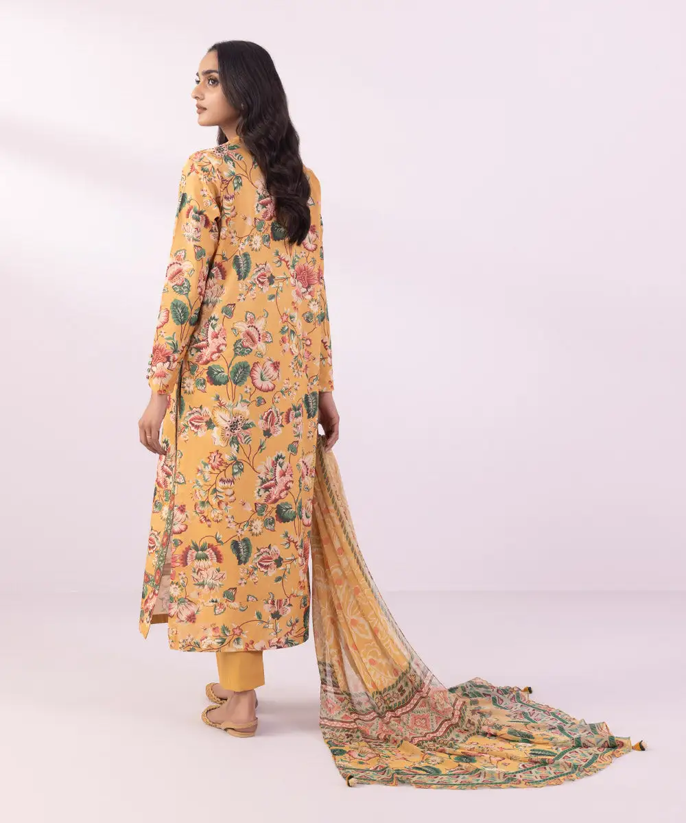 3 Piece - Printed Lawn Suit