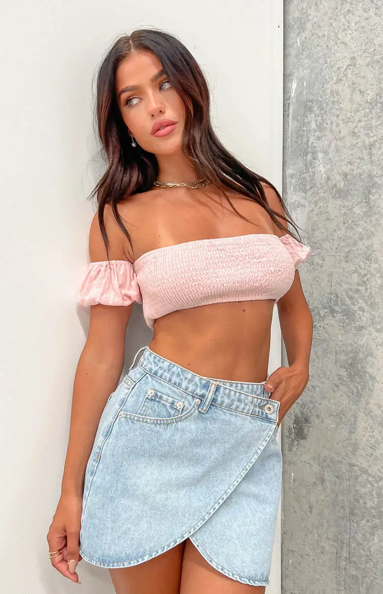 Molly Pink Crop Top