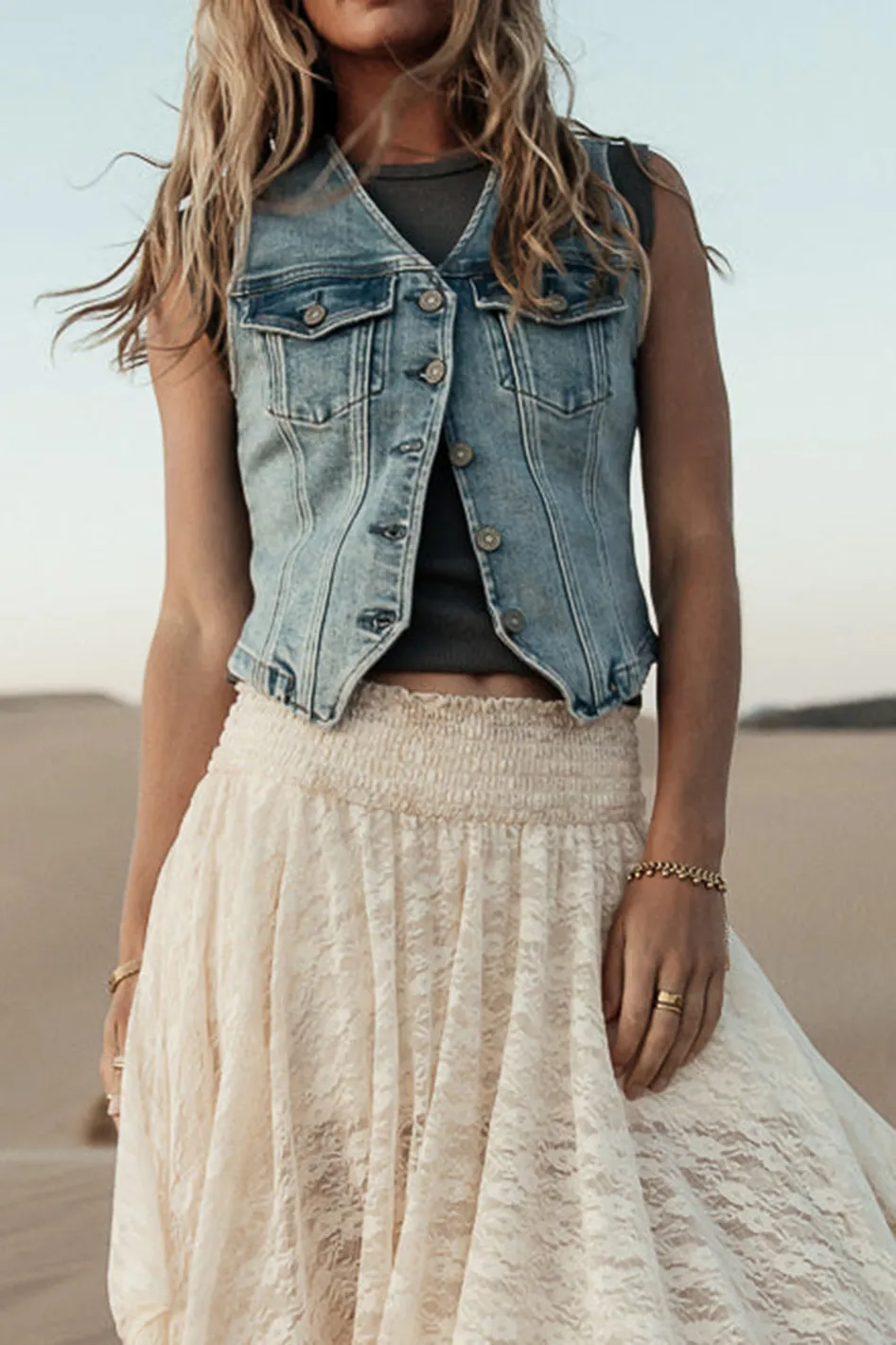 MABEL DENIM VEST