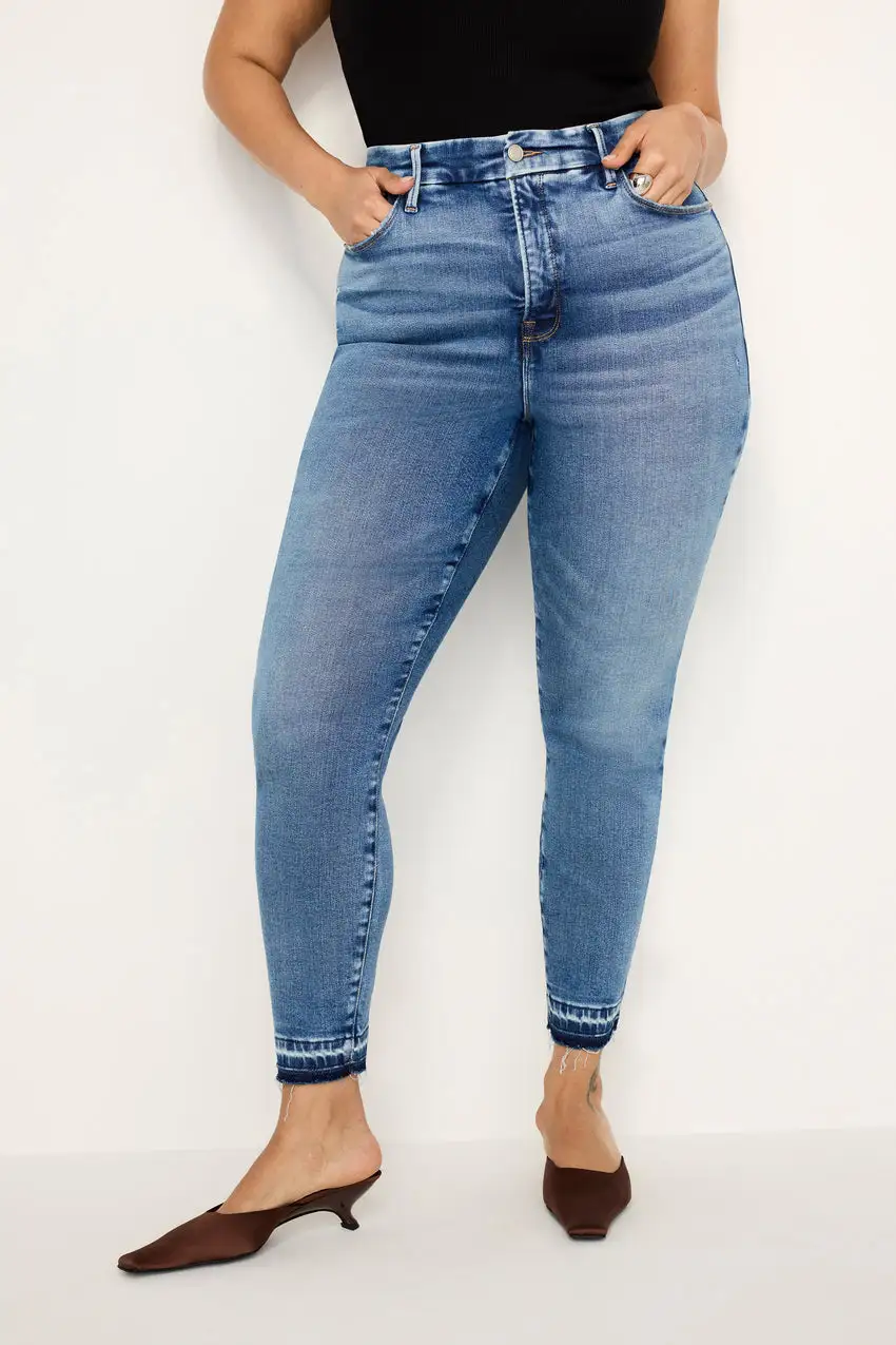 SOFT-TECH GOOD WAIST SKINNY CROPPED JEANS