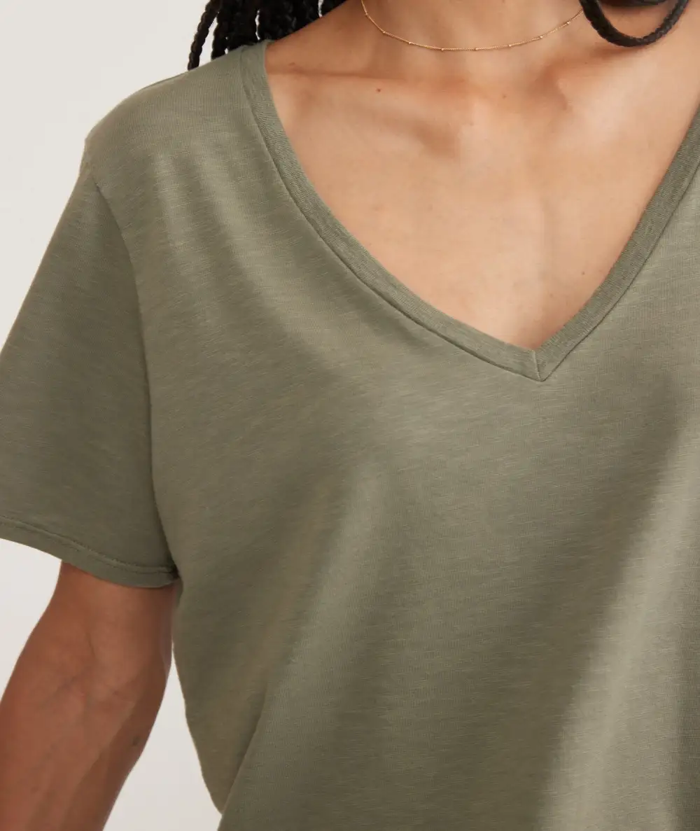 Boyfriend V Neck Tee