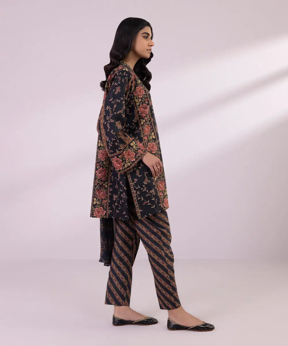 3 Piece - Printed Lawn Suit