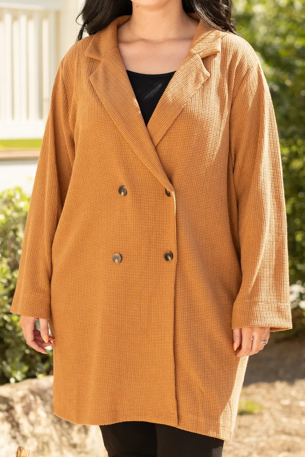 Snuggled Together Jacket, Camel