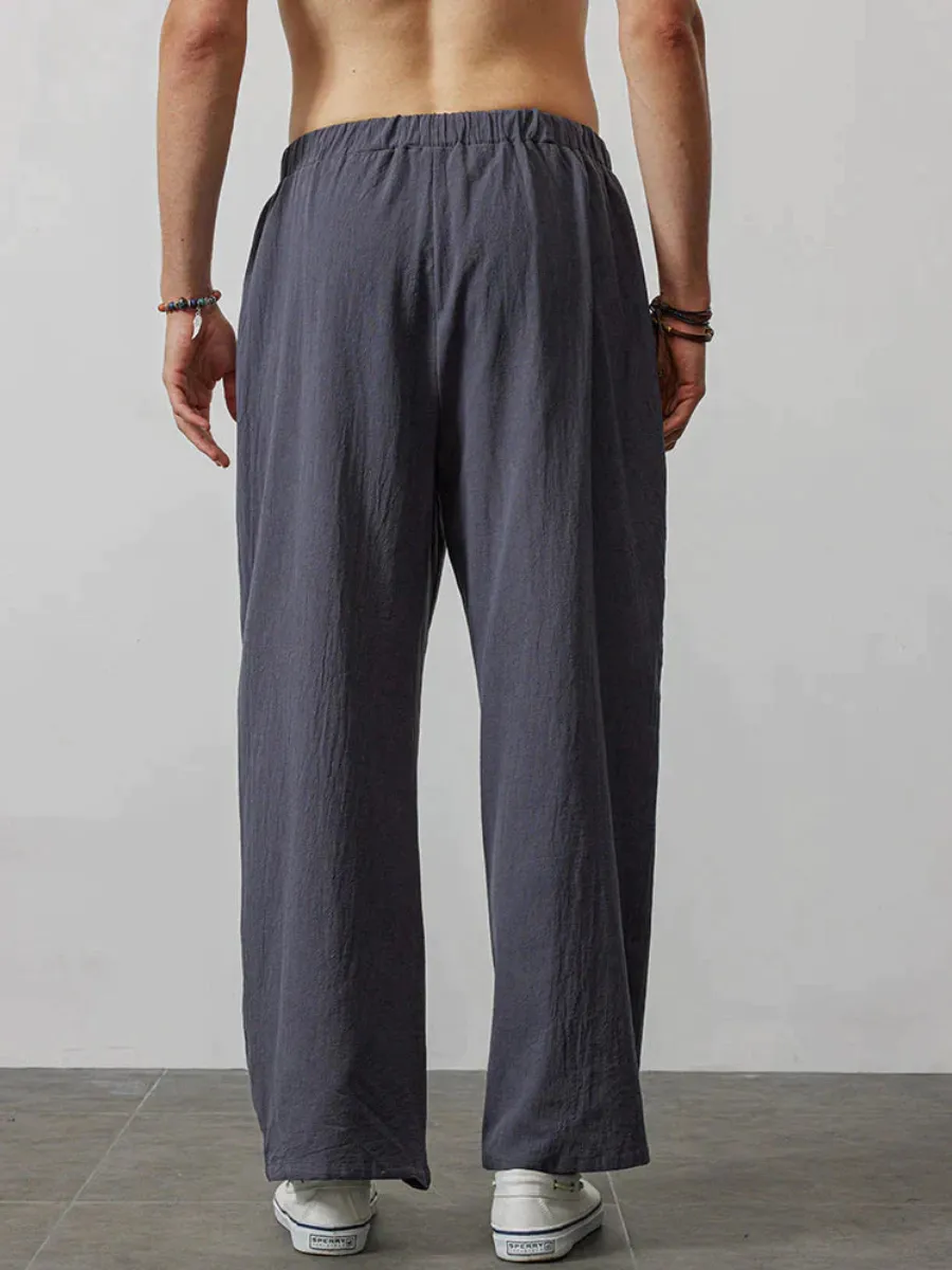 Comfortable Wide-Legged Linen Pants