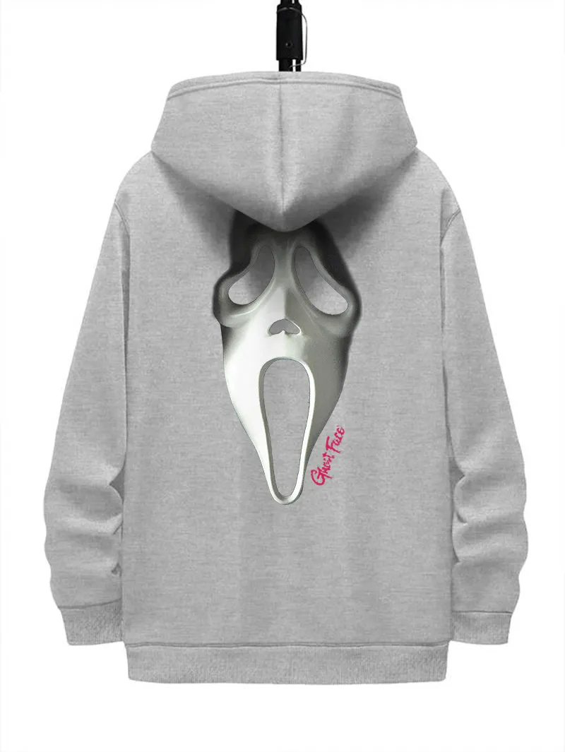 Ghost print hoodies how perfect and cozy piece for your Halloween day