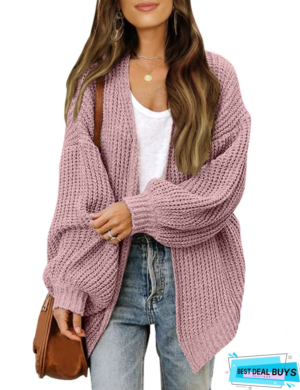 Gray Cocoon Casual Sweater