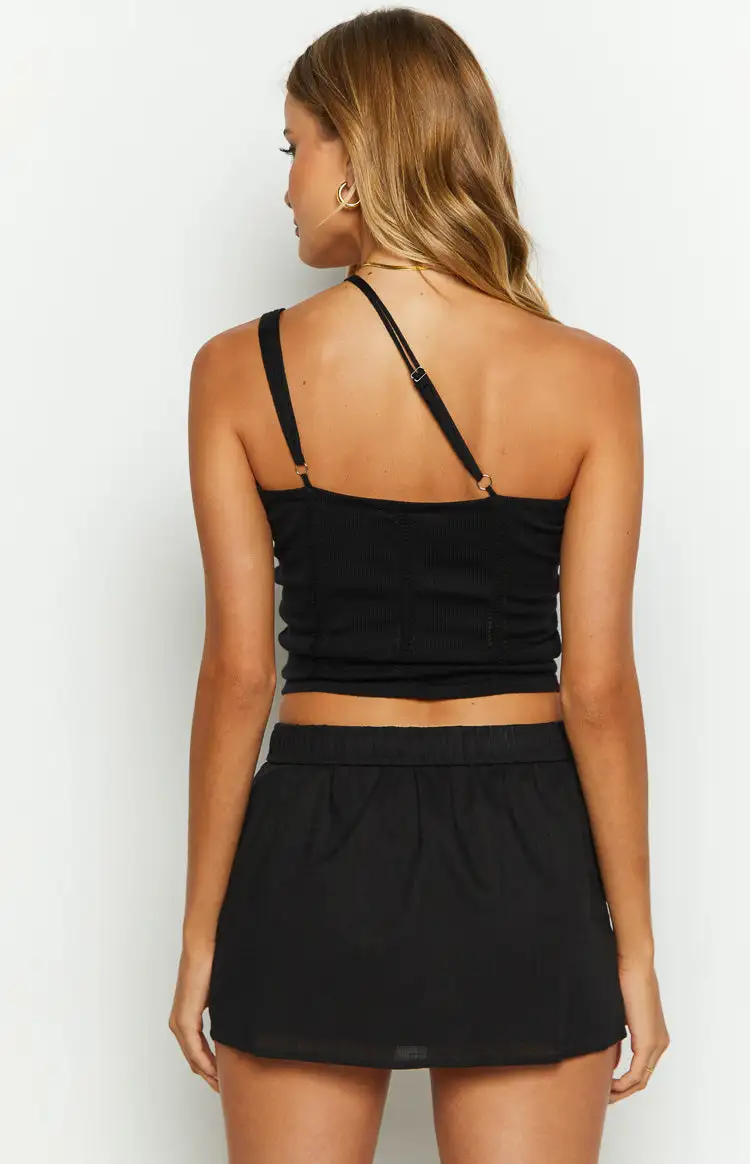 Maven Black Mini Skirt